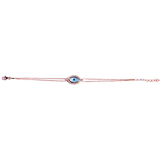 RoseGold Evil Eye Bracelet