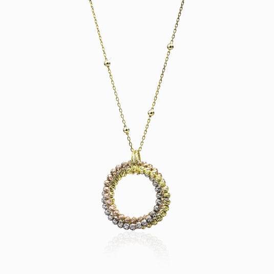 Rose Rings Italian Dokiya design Pendant and Chain