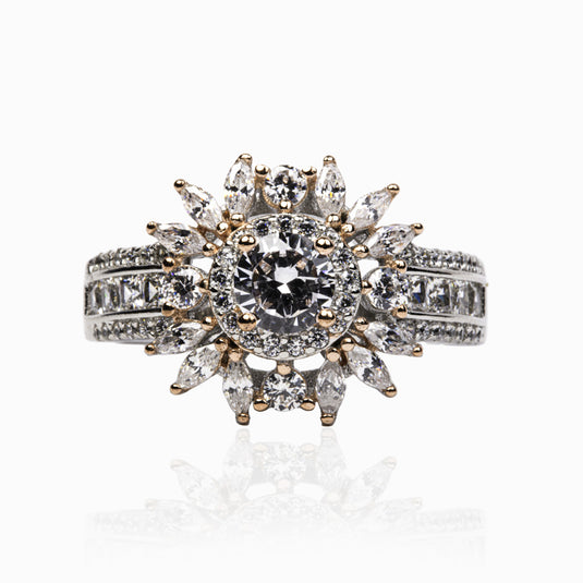 White Elephant Rhodium Rosegold Lust Ring