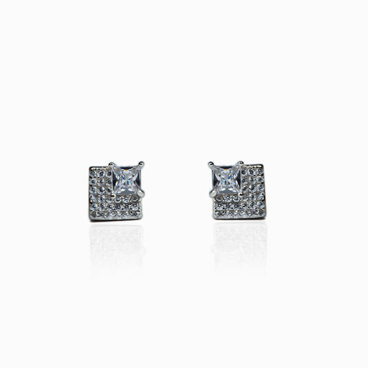 Diamond Stud Zirconium Pendant