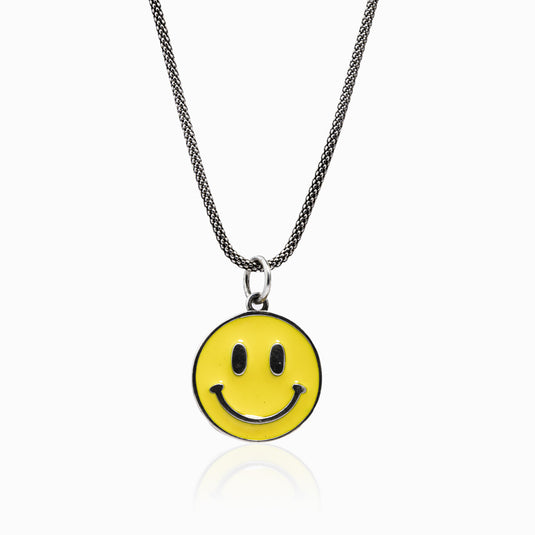 Yellow Smiley Pendant