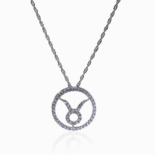 Taurus silver pendant with Chain