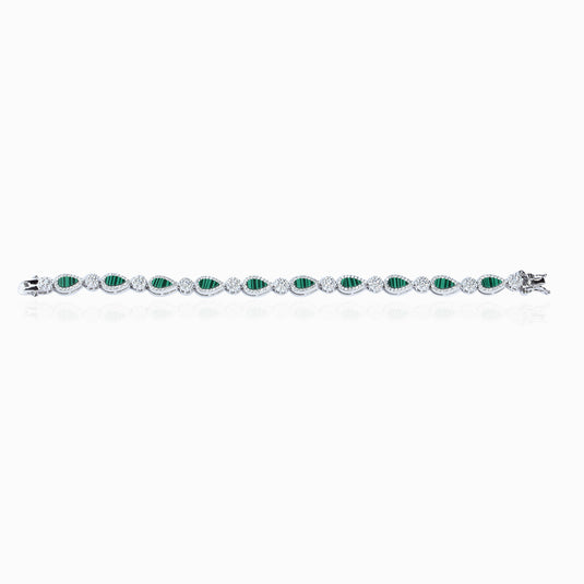Green Chocolate Zirconium Bracelet
