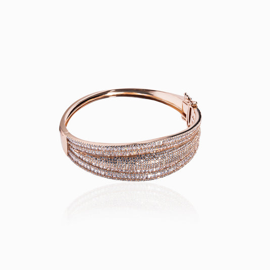 RoseGold Infinity Band Zircon Band Bracelet