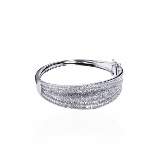 Infinity Band Zircon studded Bracelet