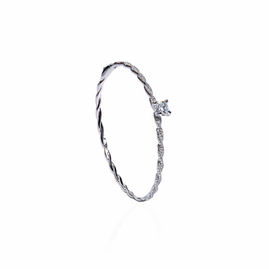 Tri Zircon Studded Bracelets