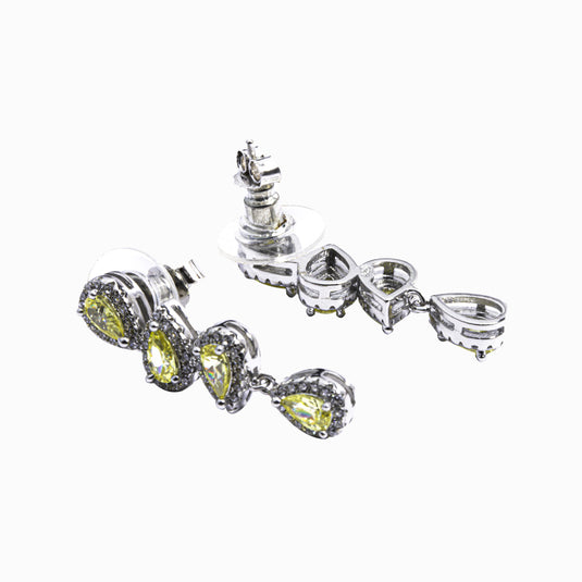 Yellow Droplet Danglers