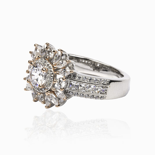 White Elephant Rhodium Rosegold Lust Ring