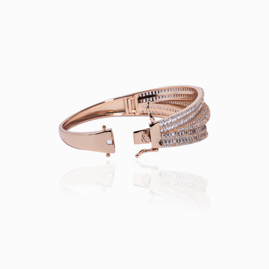RoseGold Infinity Band Zircon Band Bracelet