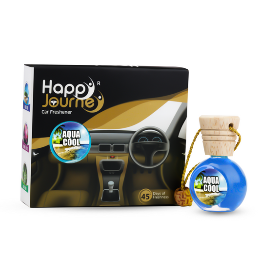 HAPPY JOURNEY CAR AIR FRESHENER - Aqua Cool