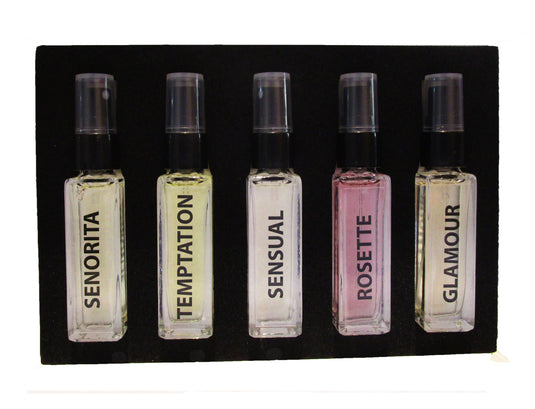 Maayas Silver Series Tester Kit Women's Perfume - 40 ml (5 * 8 ml each)