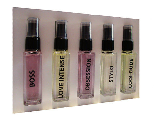 Maayas Silver Series Tester Kit Men's Perfume - 40 ml (5 * 8 ml each)