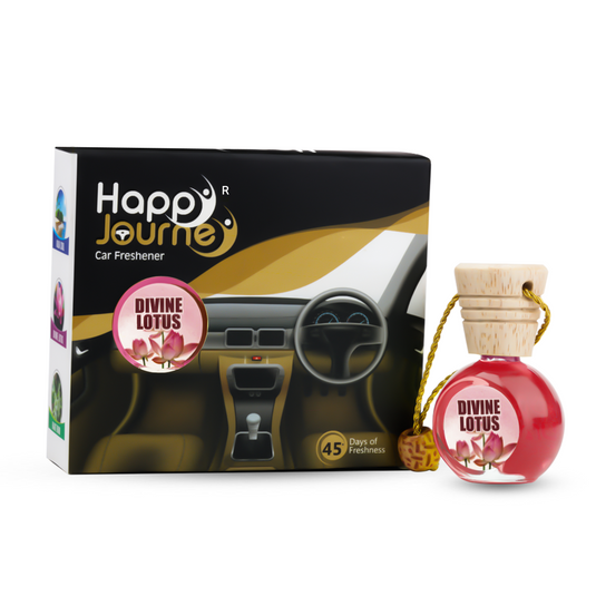HAPPY JOURNEY CAR AIR FRESHENER - Divine Lotus