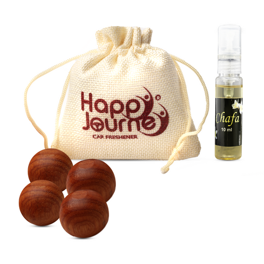 HAPPY JOURNEY POTLI CAR AIR FRESHENER - - Plumeria's (Chafa)