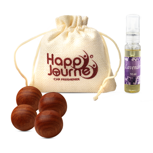 HAPPY JOURNEY POTLI CAR AIR FRESHENER - Lavender