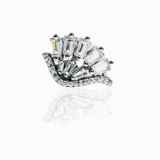 Butterfly Wings Zircon Earrings