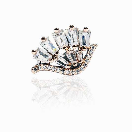 RoseGold Butterfly Wings Earrings