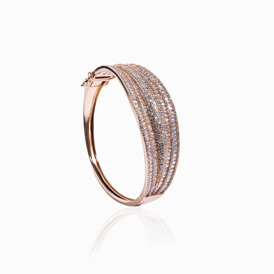 RoseGold Infinity Band Zircon Band Bracelet