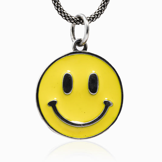 Yellow Smiley Pendant
