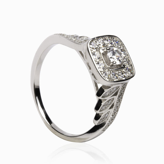 Zircon Cluster SIGNET Ring