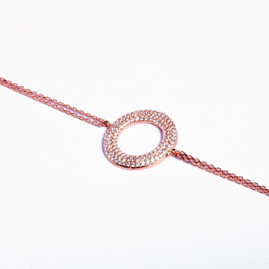RoseGold Ring Bracelet