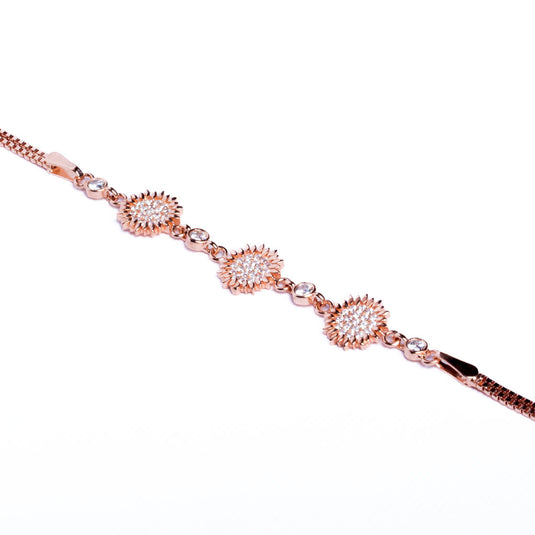 RoseGold Sunflower Bracelet