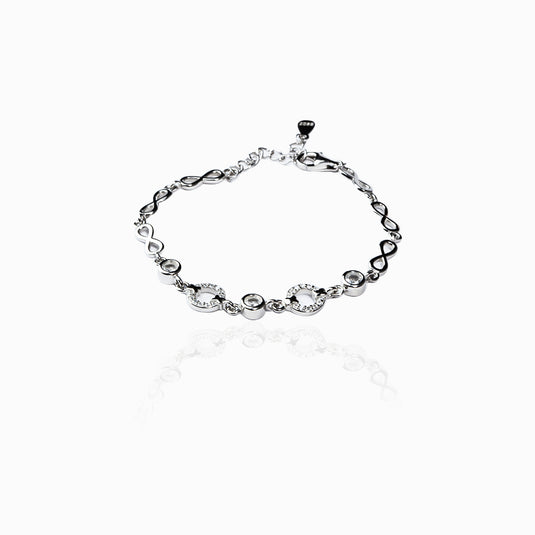 Infinity loop Zarconium Bracelet
