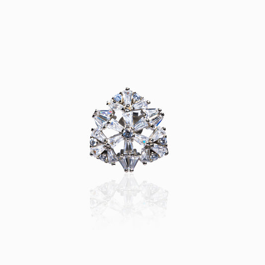 Zircon White Ice Studs