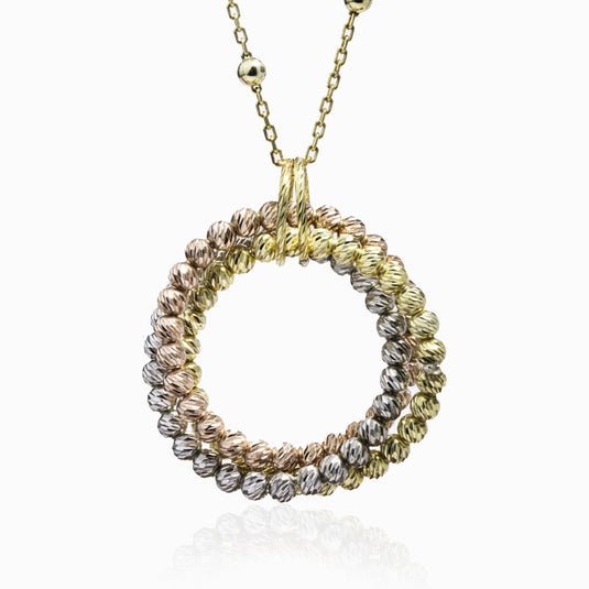 Rose Rings Italian Dokiya design Pendant and Chain