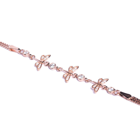 Rosegold Butterfly Charm Bracelets