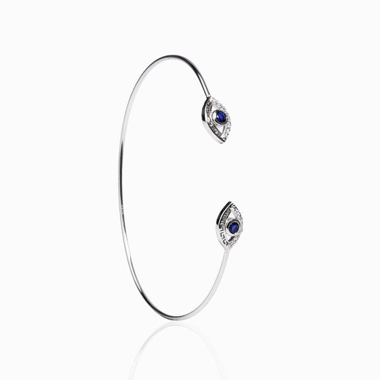 Sapphire Evil Eye Zircon Bracelet