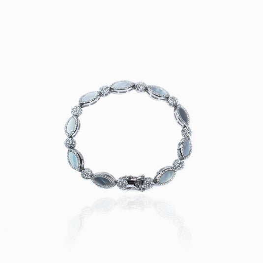 Cats Eye Zirconium Bracelet