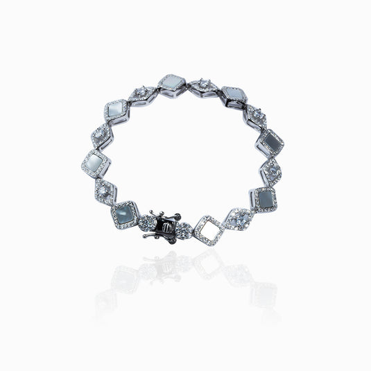 White Brilliance Zirconia Bracelet