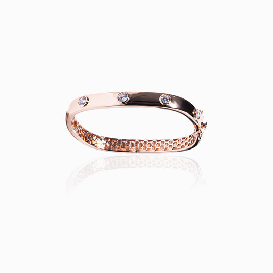 RoseGold  Zircon studded Bracelet