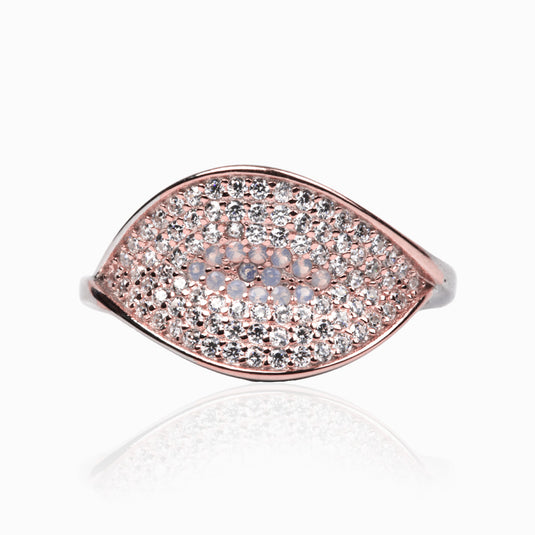 Kiss of Zircon Rosegold Ring