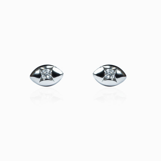 Zircon Eye Stud with Pendant