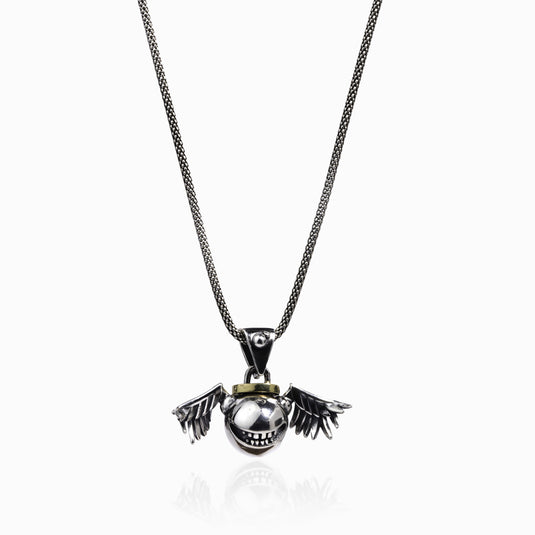 Evil Bell Weight with Wings Pendant