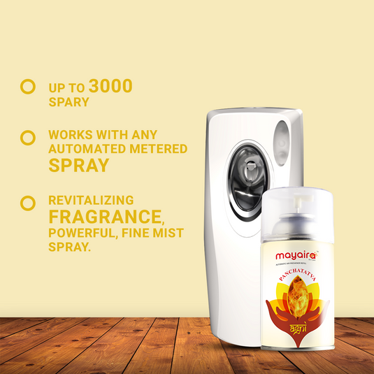 Panchatatva Agni | Aerosol Automatic Air Freshener Refill | Long-Lasting Odour Eliminator for Home & Office | (300ml)