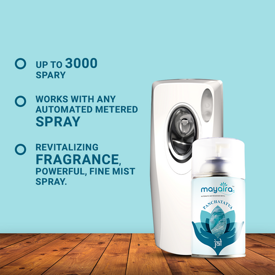 Panchatatva Jal | Aerosol Automatic Air Freshener Refill | Long-Lasting Odour Eliminator for Home & Office | (300ml)