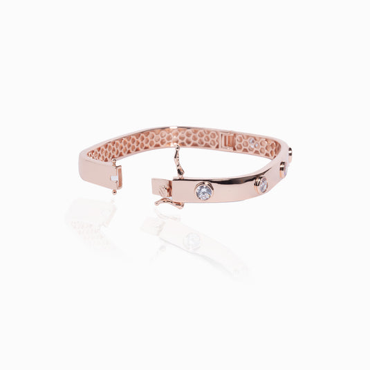 RoseGold  Zircon studded Bracelet