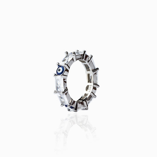 Evil eye Egyption Zirconium Band Ring