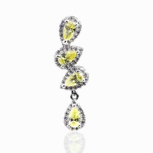 Yellow Droplet Danglers