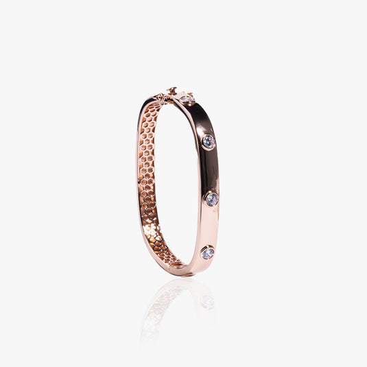 RoseGold  Zircon studded Bracelet