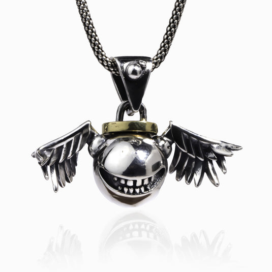 Evil Bell Weight with Wings Pendant